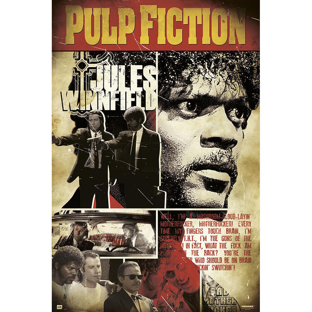 PULP FICTION パルプフィクション - Jules Winnfield / ポスター - PGS